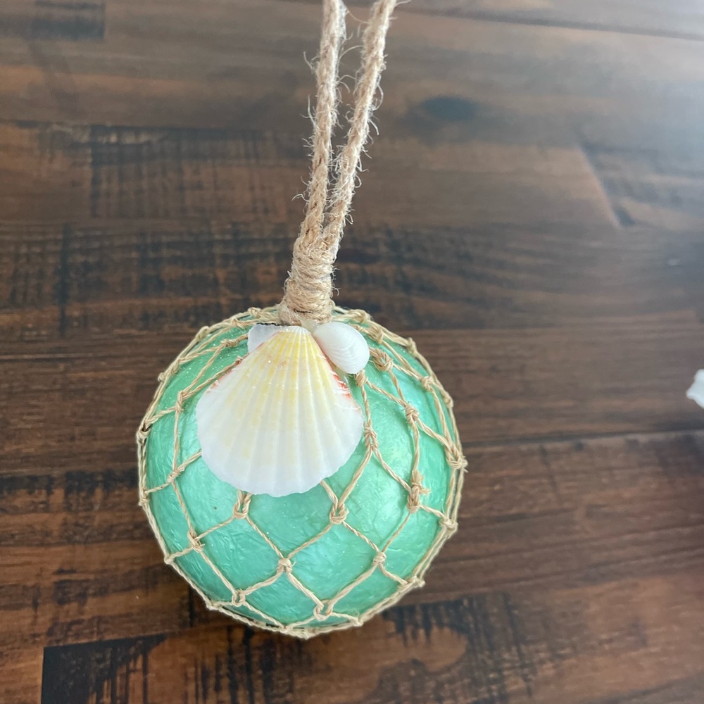 Nautical ball ornament